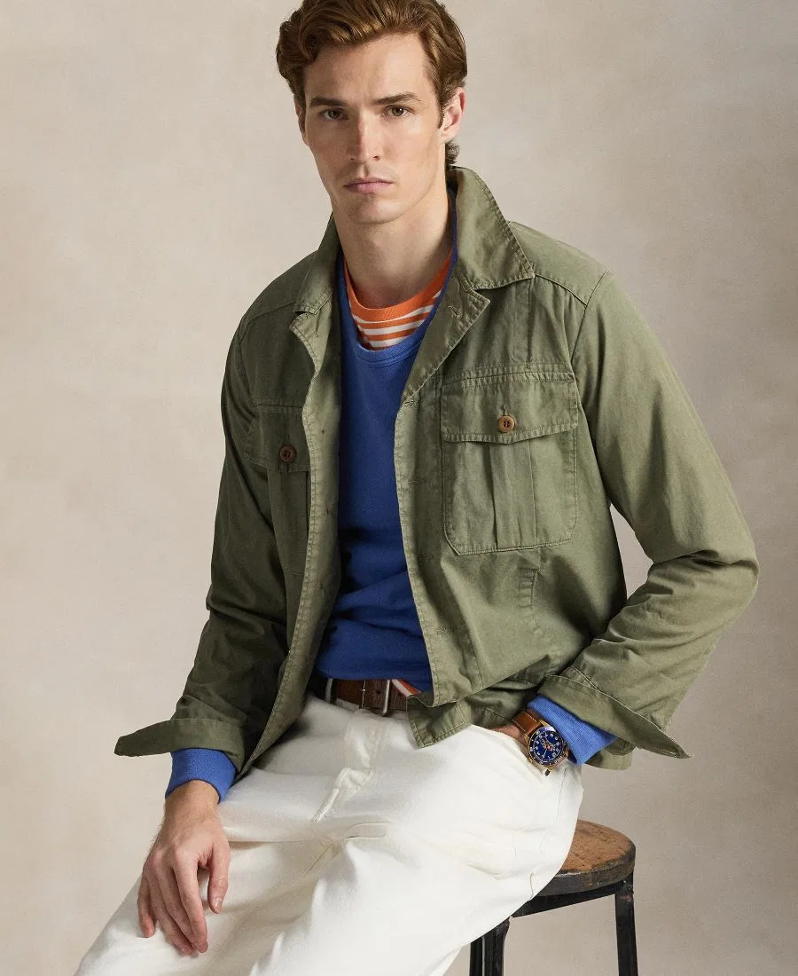 Мужская толстовка с длинными рукавами и круглым вырезом Polo Ralph Lauren, Modern Royal — фото 3