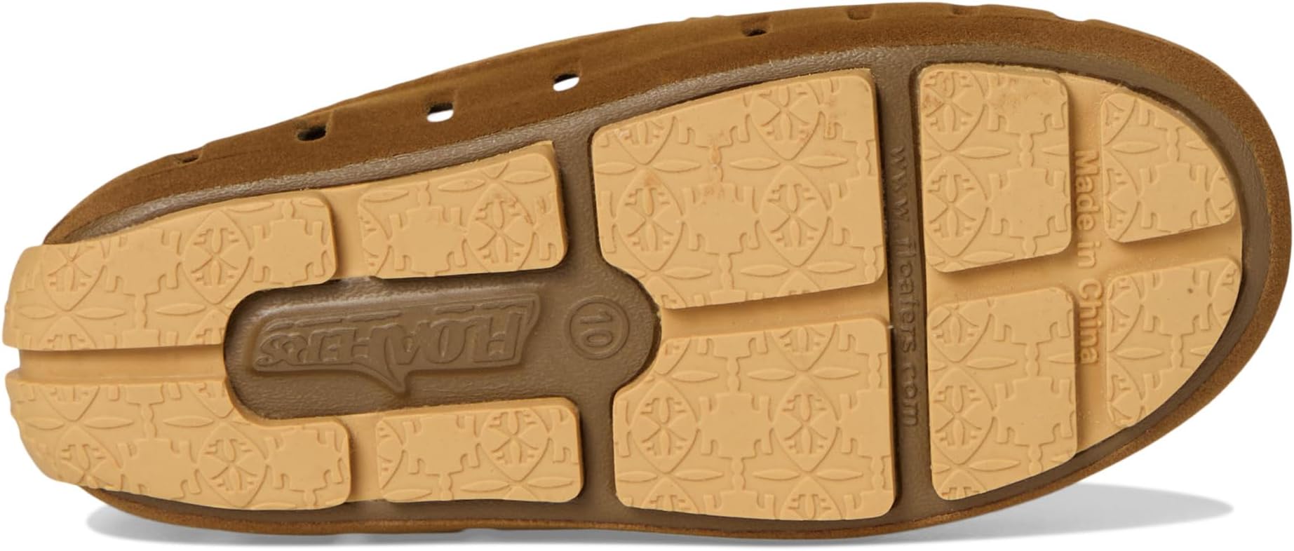 Лоферы Floafers Kids  Prodigy Driver Faux Suede, Dark Mocha/Tan 1 — фото 3