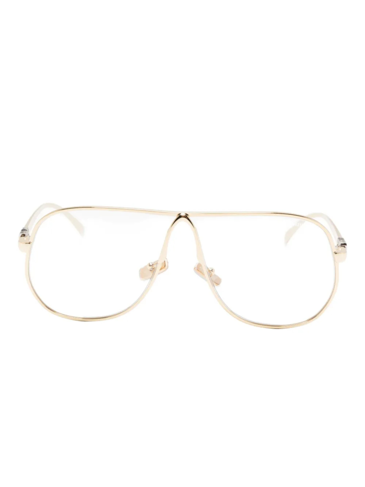 

Очки Miu Miu Eyewear в овальной оправе, золотой