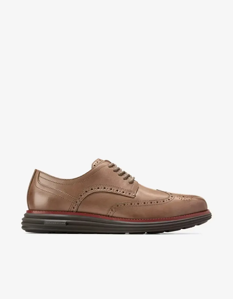 Мужские кожаные туфли на шнуровке Cole Haan, коричневый