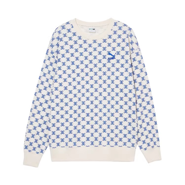 

Свитшот Unisex Blue White PUMA, синий/белый