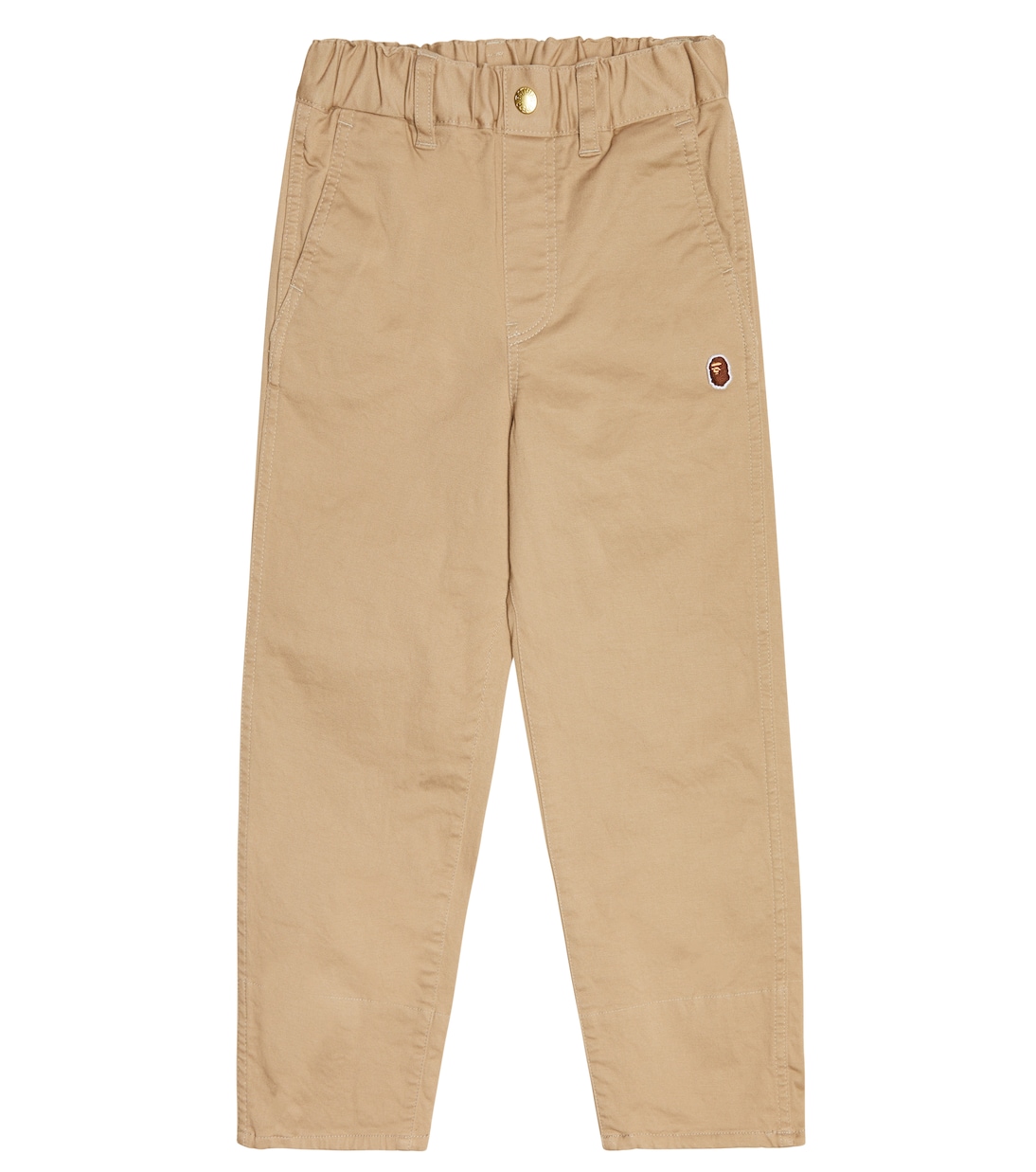 

Джинсы с логотипом BAPE Kids, бежевый