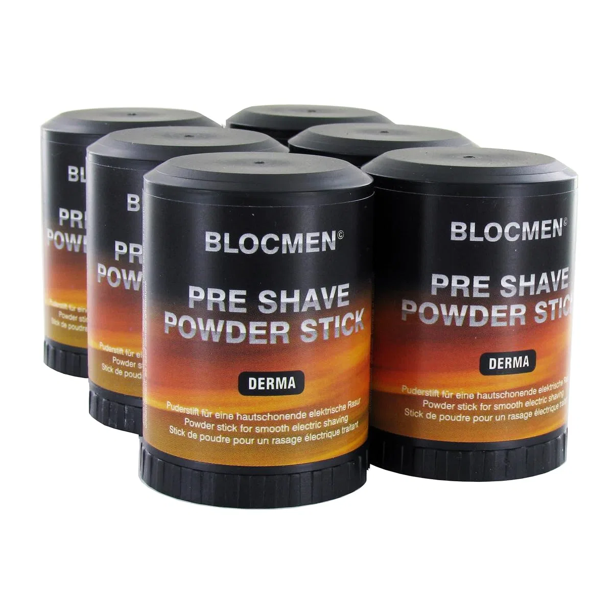 Мужской карандаш-пудра для сухого бритья BLOCMEN Derma Pre Shave, 6 шт. Blocmen