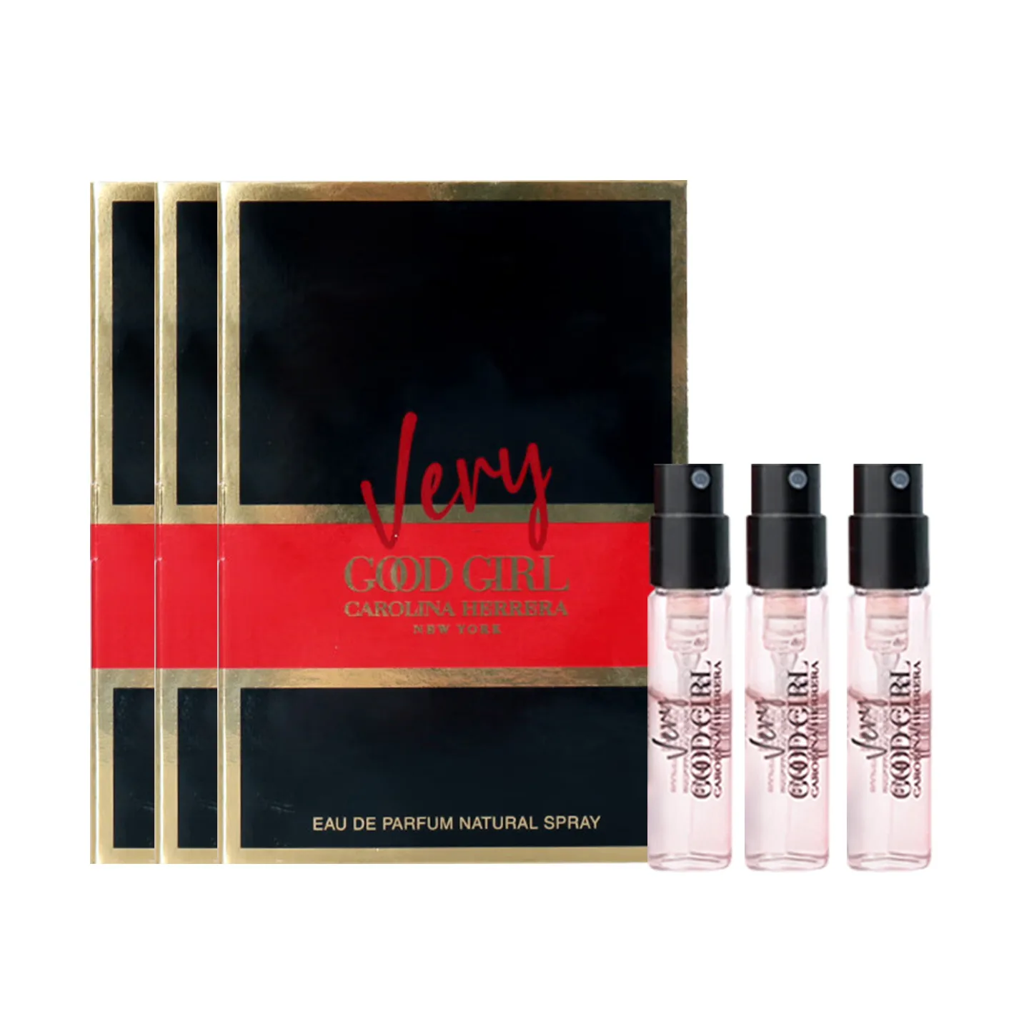 CarolinaHerrera Парфюмерный образец Fearless Queen Untamed Queen Golden Saint на высоких каблуках, цветочная гамма, Fearless Queen Sample 1.5ml*3