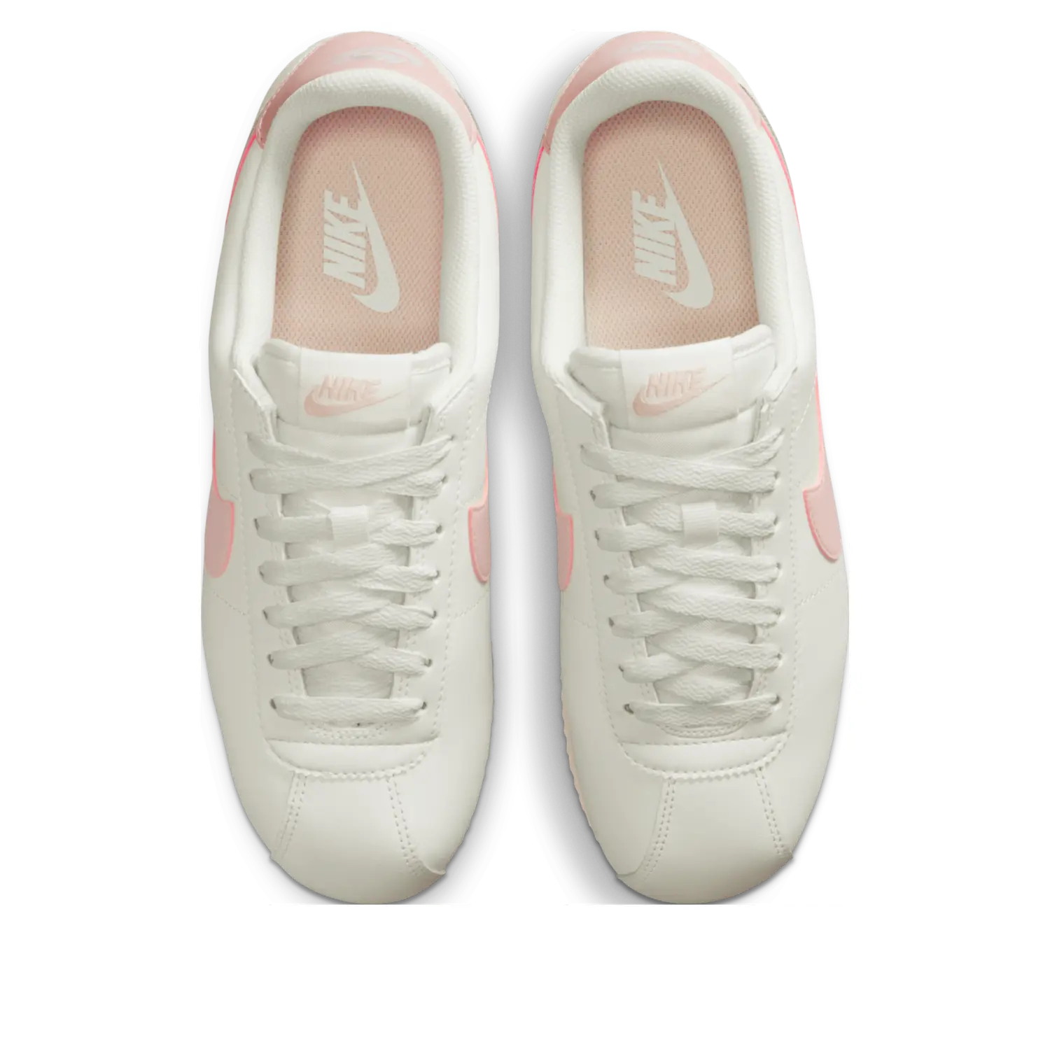 Кроссовки (WMNS) Nike Cortez Leather 'Sail Dark Pink' — фото 2