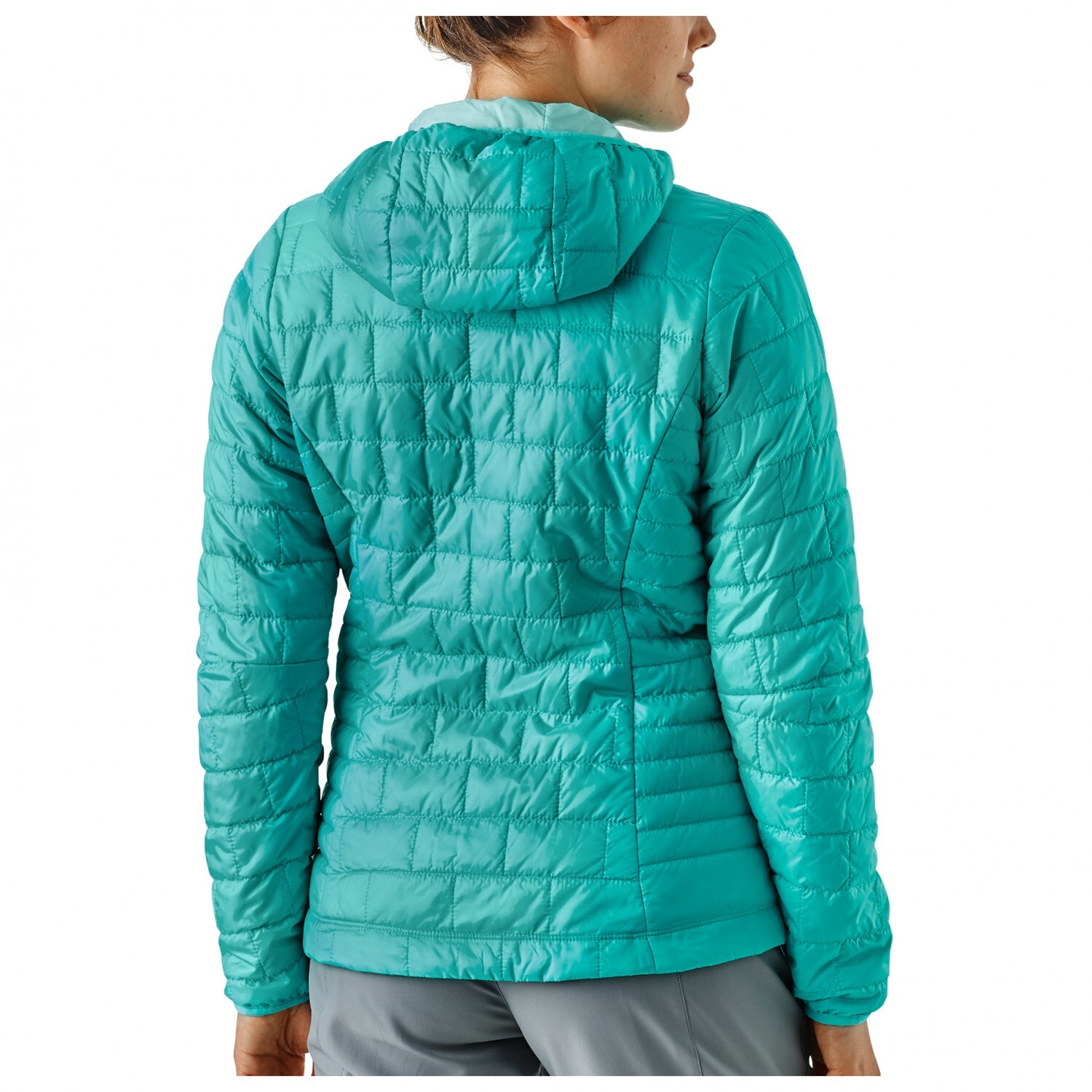 Куртка из синтетического волокна Patagonia Women's Nano Puff Hoody, черный — фото 4