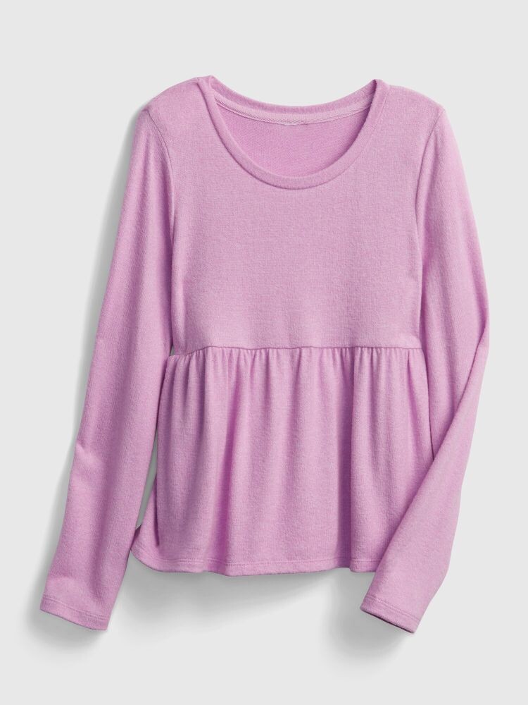 

Детская футболка с баской Gap, фиолетовый