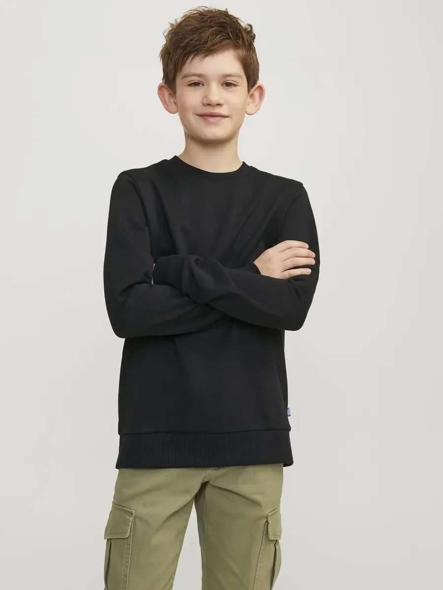 

Толстовка Jack & Jones Junior "JJEBRADLEY SWEAT CREW NOOS JNR", черный