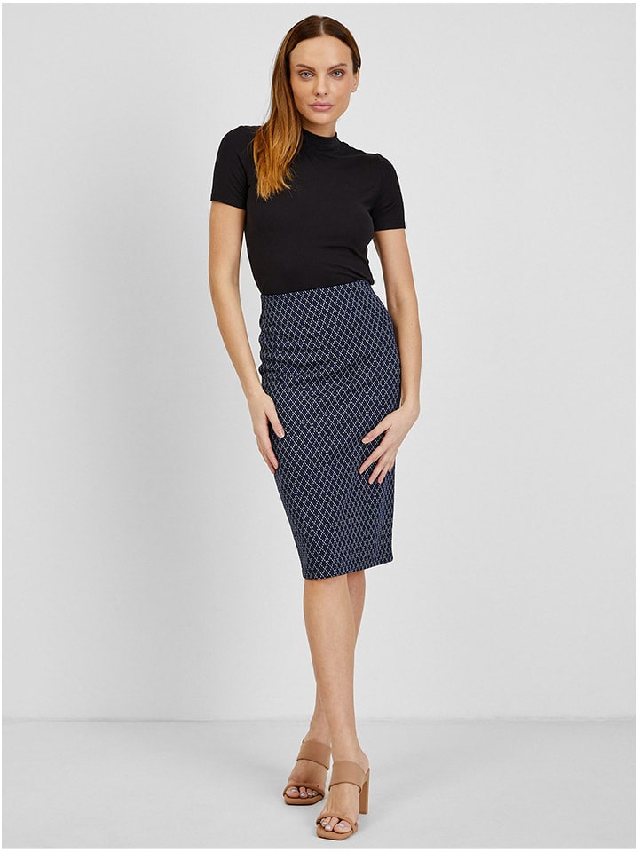 

Orsay Юбка темно-синего/белого цвета