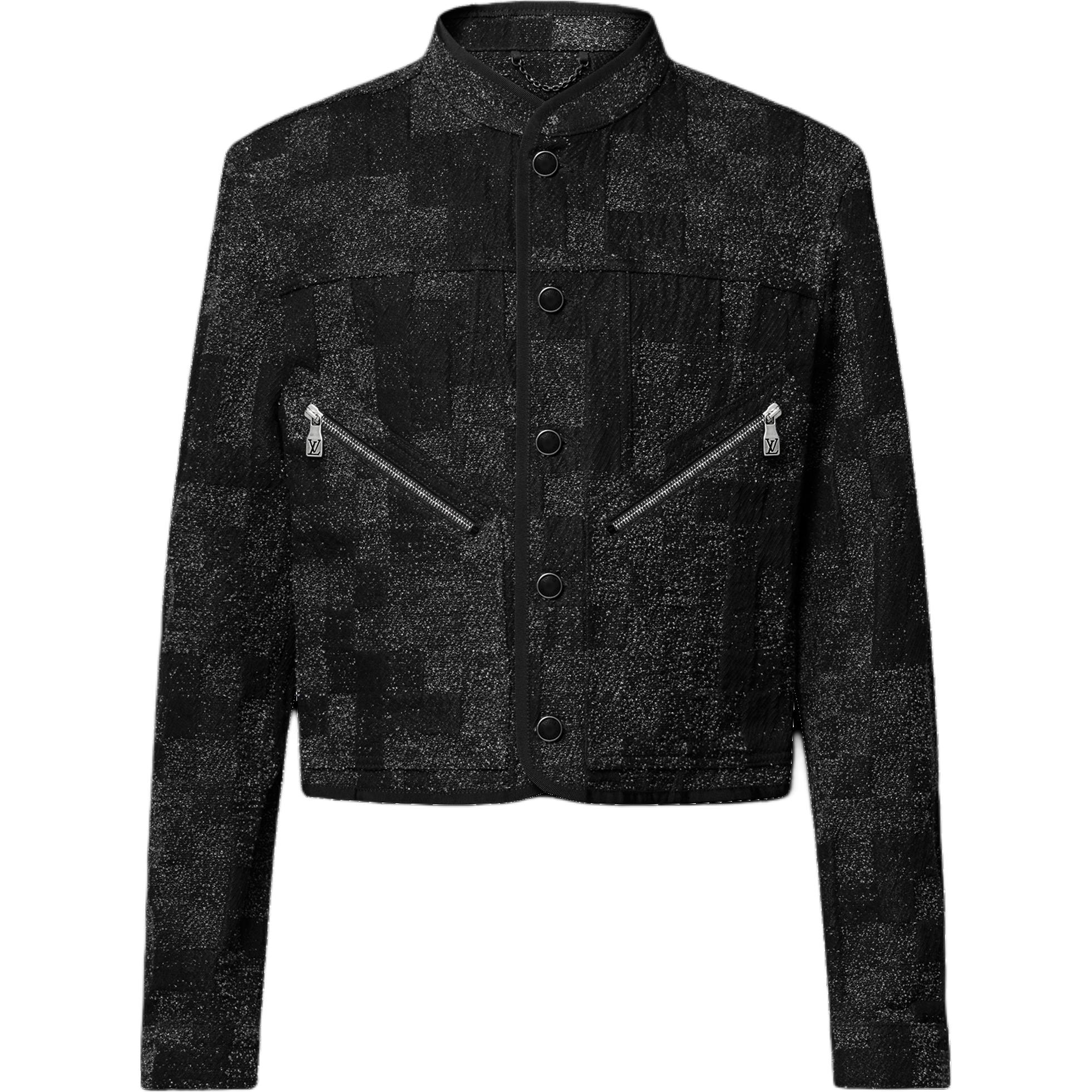 

LOUIS VUITTON Джинсовая куртка-букле, Black