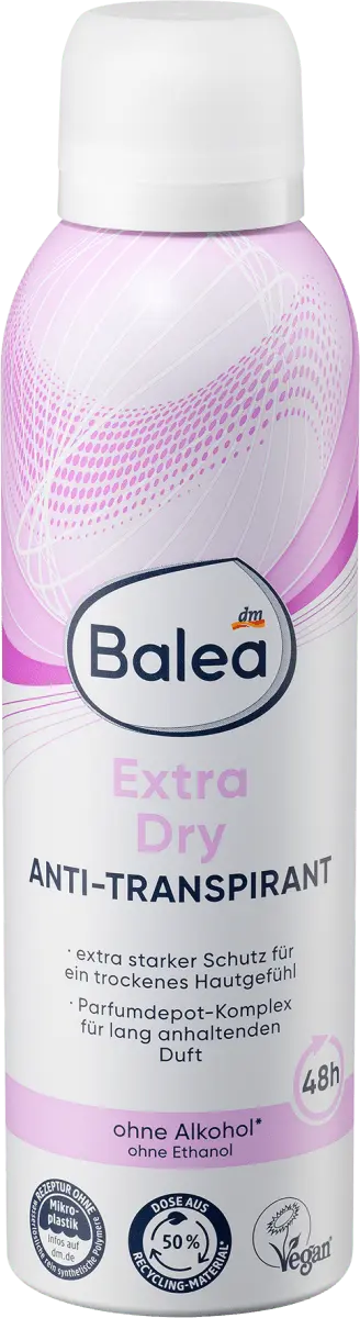 

Део-спрей-антитранспирант Extra Dry 200 мл. Balea