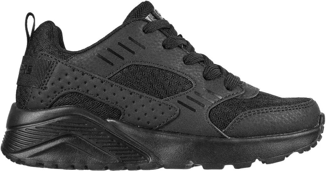 Детские кроссовки Skechers UNO Lite Ronzo, Black Synthetic Textile Black Trim