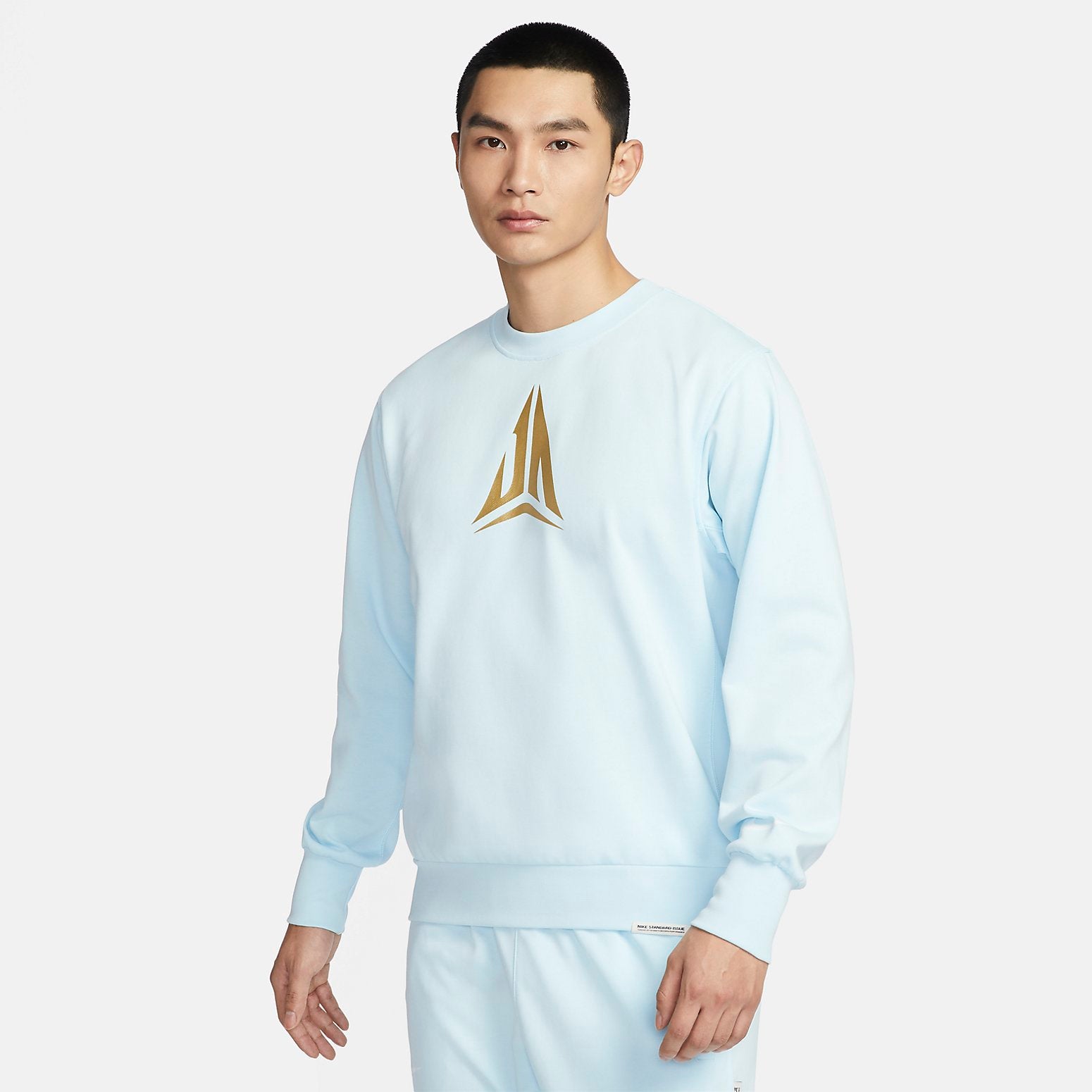 Спортивный топ Nike Ja Standard Issue Dri-FIT Crew-Neck Basketball Top 'Glacier Blue' FZ5735-474, синий — фото 2