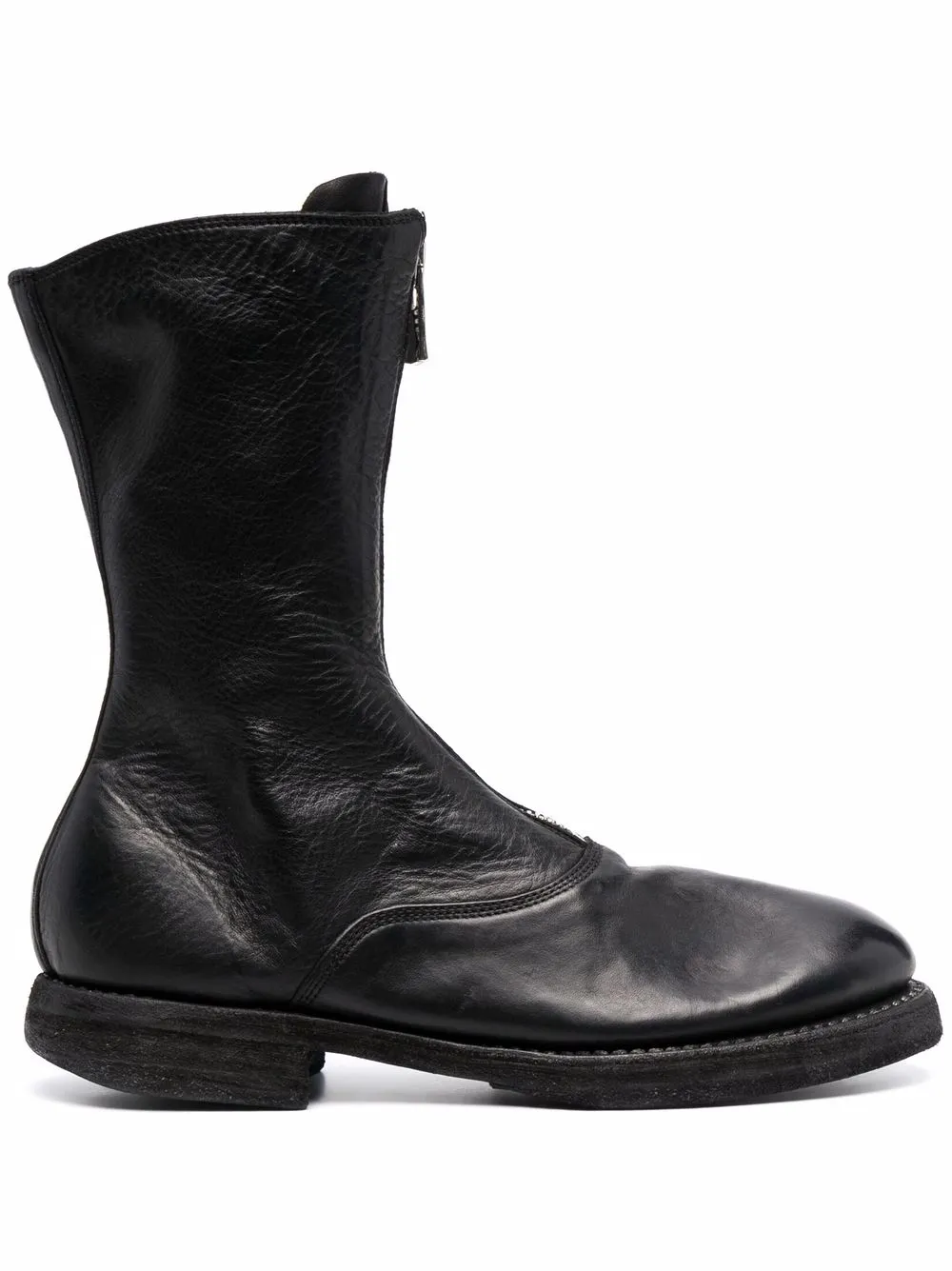 Ботинки 310 на молнии Guidi, черный