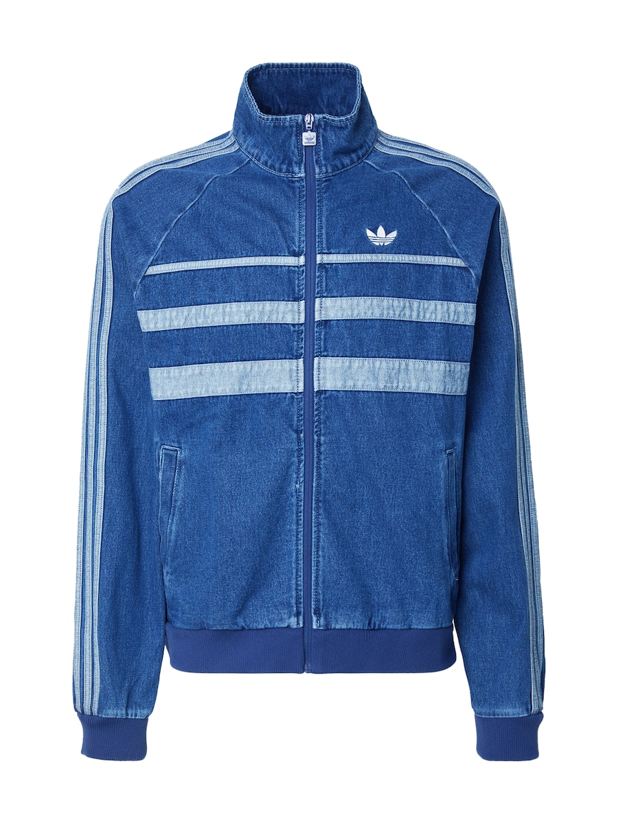 

Толстовка с капюшоном на молнии ADIDAS ORIGINALS Adicolor First, Blue Denim/Light Blue