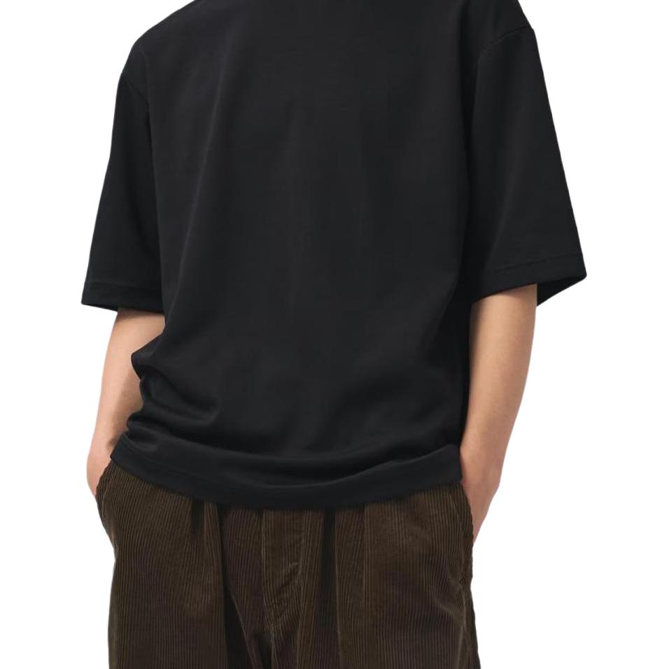 UNIQLO Футболка унисекс черная — фото 4