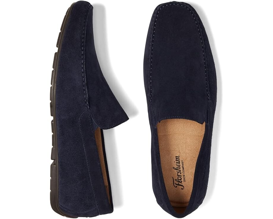 

Лоферы Florsheim Talladega Moc Toe Venetian Driver, цвет Navy Suede