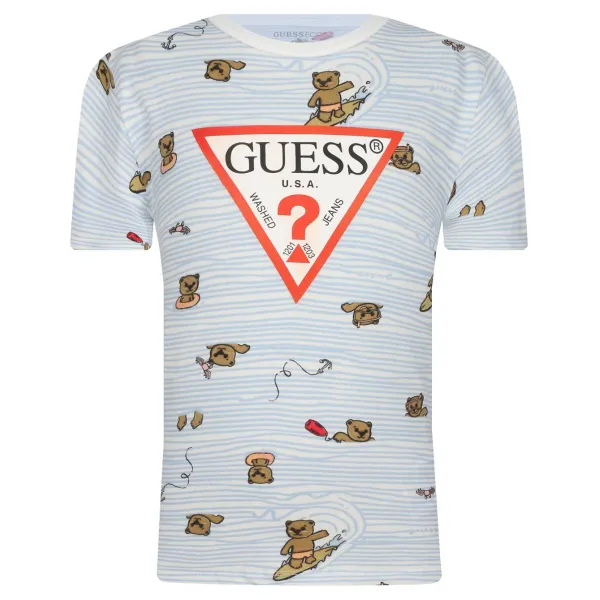 

Футболка стандартного кроя Guess, синий