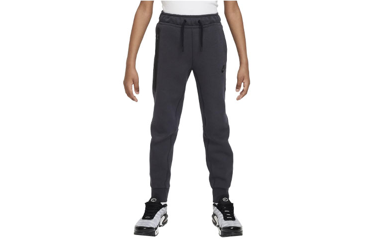 Nike Детская одежда Спортивная одежда Tech Fleece Вязаные спортивные штаны Anthracite Kids' — фото 3