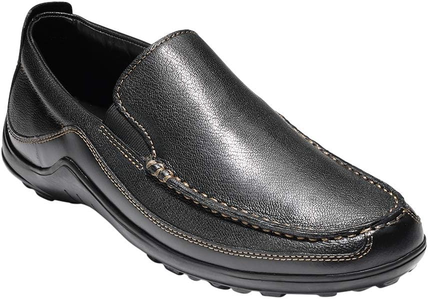 Мужские лоферы Cole Haan Tucker Venetian без застежки, черный — фото 4