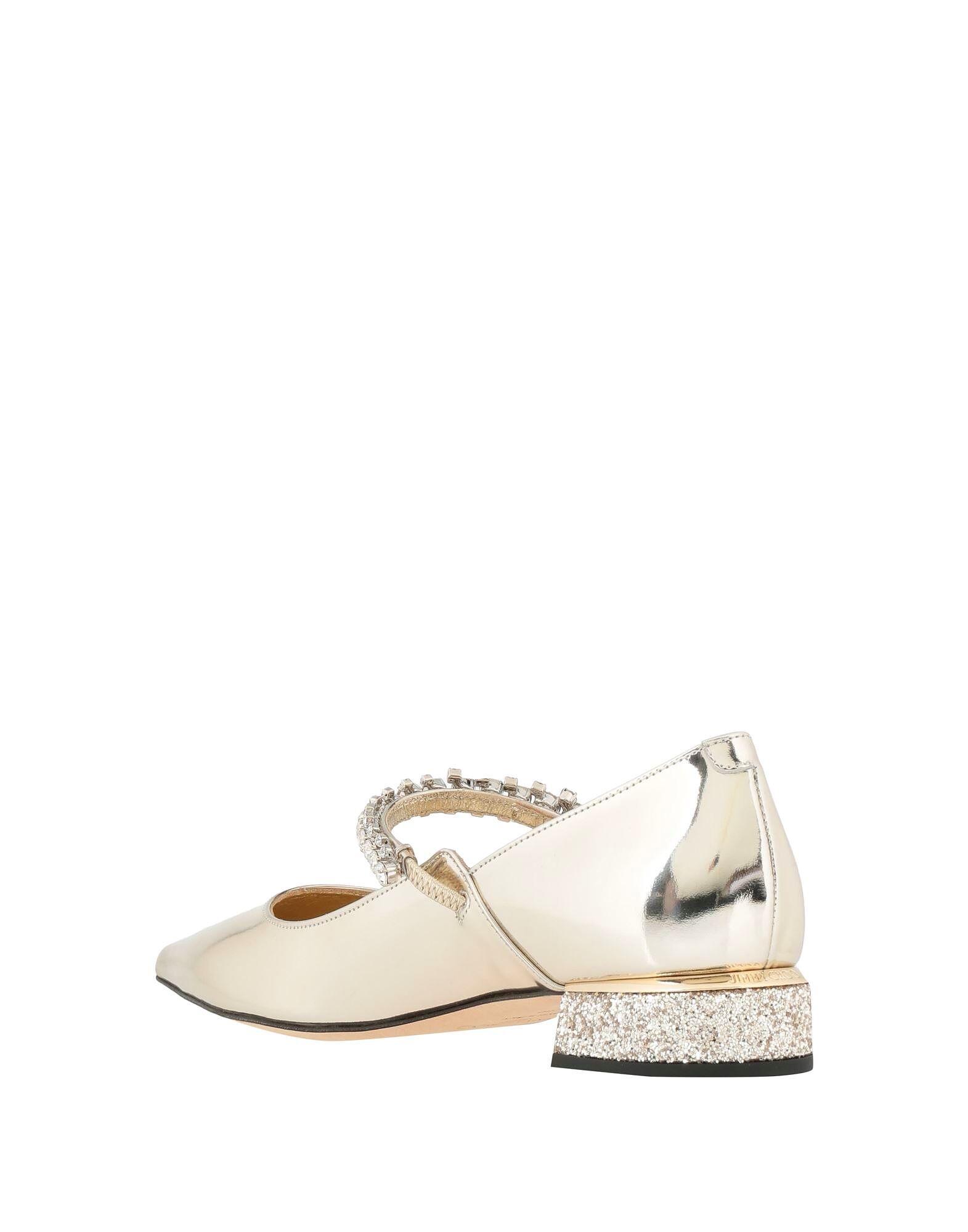 Балетки Jimmy Choo, платиновый — фото 3