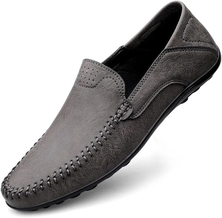 Лоферы из веганской кожи серые, Mens PUGHGAETZF