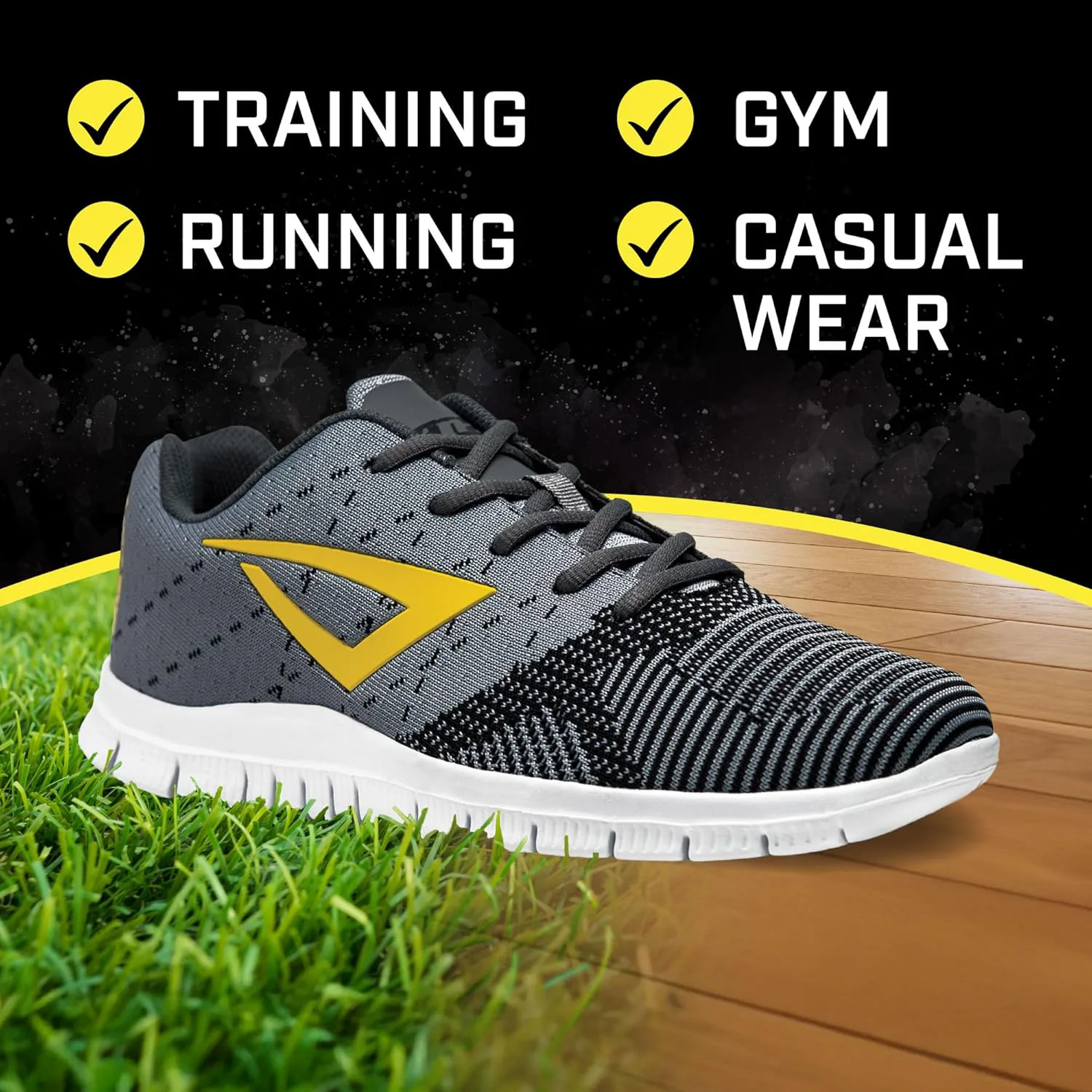 

3N2 K-NIT Trainer Легкие кроссовки - Дышащие и удобные кроссовки для повседневной ходьбы и бега - Нескользящие