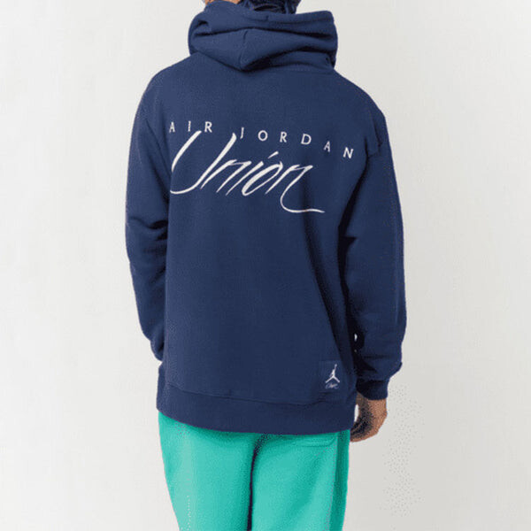 Толстовка Air Jordan x UNION 23SS Hoodies 'Navy', синий — фото 3