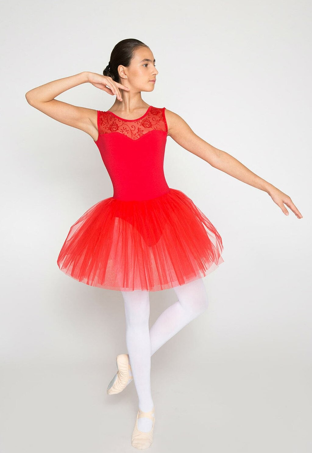 

Повседневное платье LOTTIE BREITE TRÄGER Tanzmuster, красный