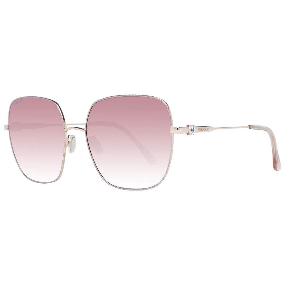 

Золотые женские солнцезащитные очки Jimmy Choo Eyewear