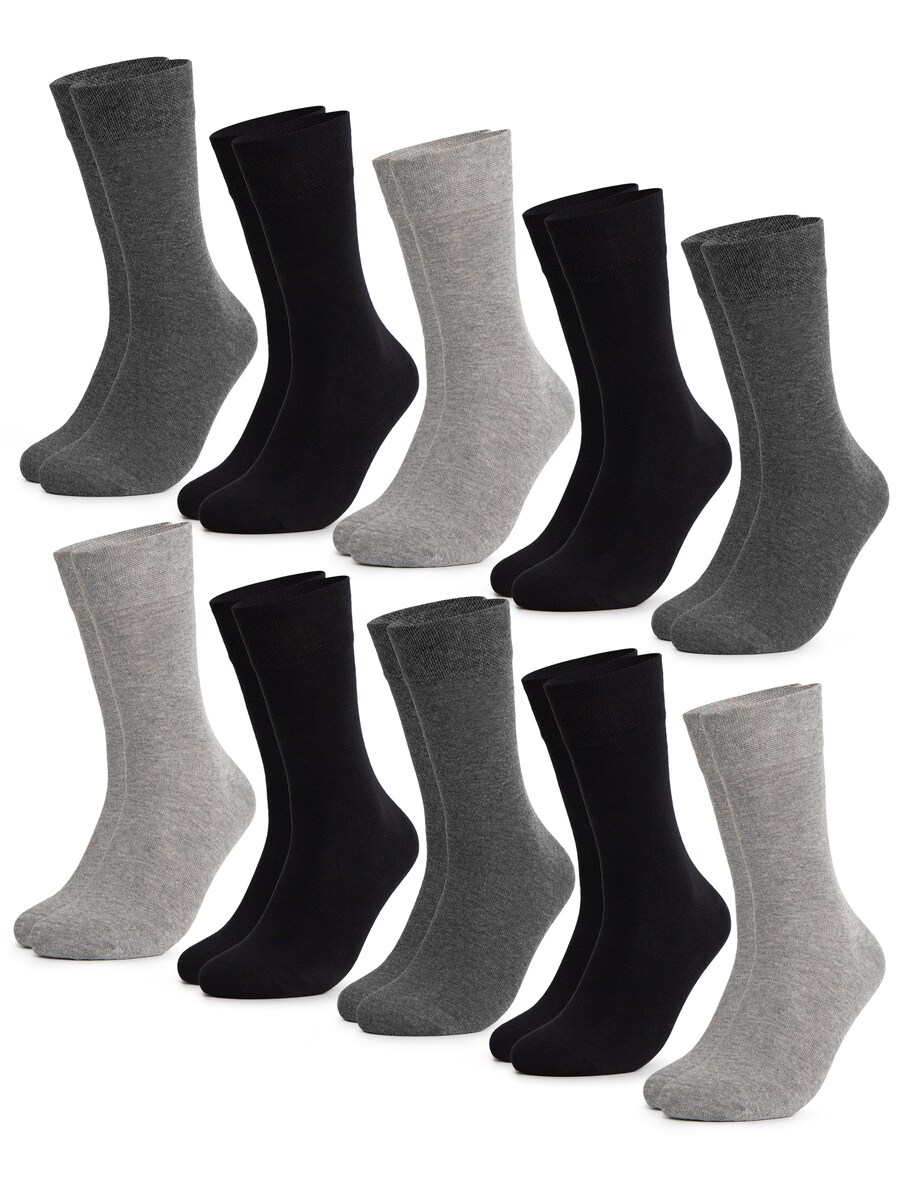 

Носки Occulto Diabetiker Goetz, серый/темно-серый/черный