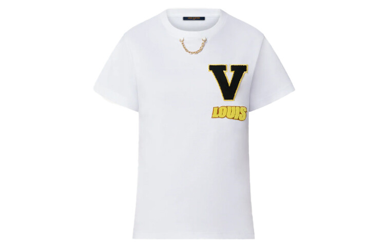 

Новые квартальные продукты LV Футболка женская белая Louis Vuitton
