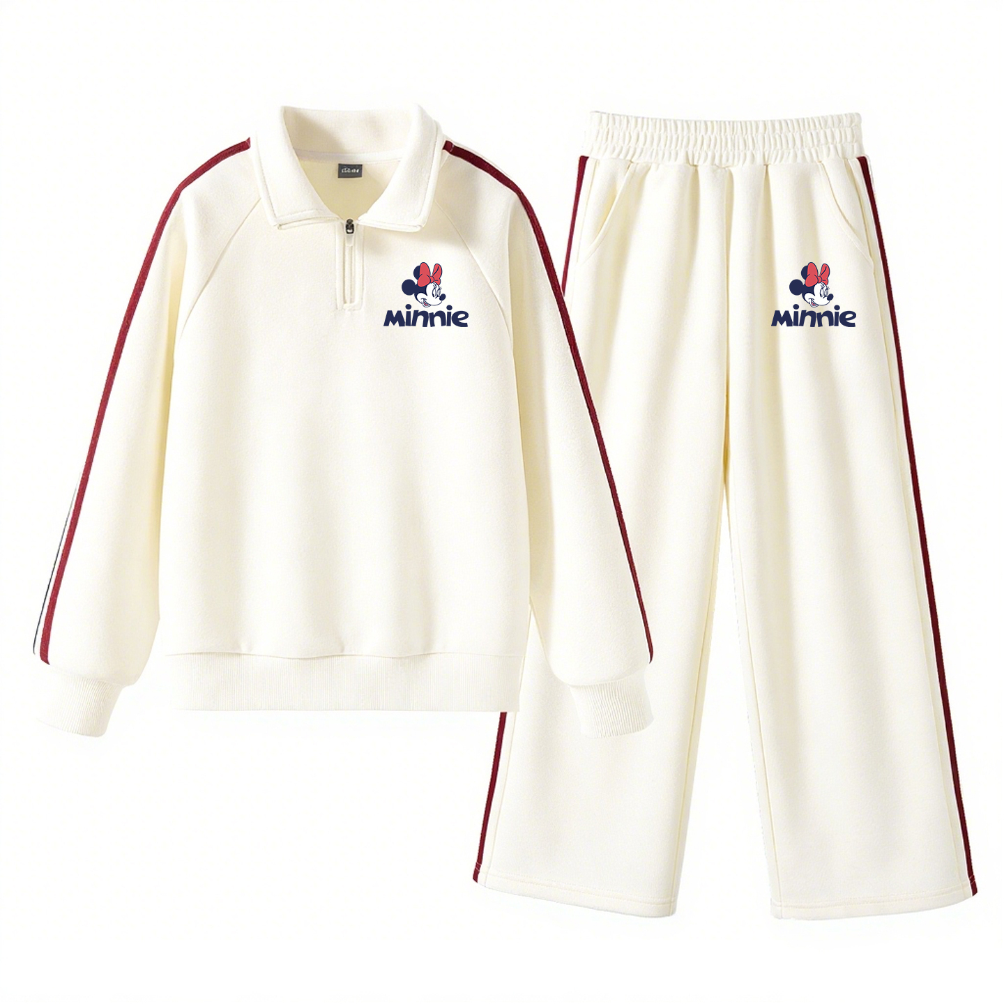 

Повседневная спортивная одежда для детей 3-7 лет Disney, слоновая кость