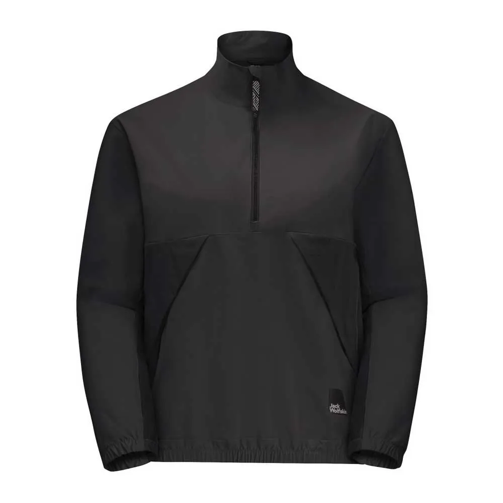 

Флис Jack Wolfskin Teen half zip, черный