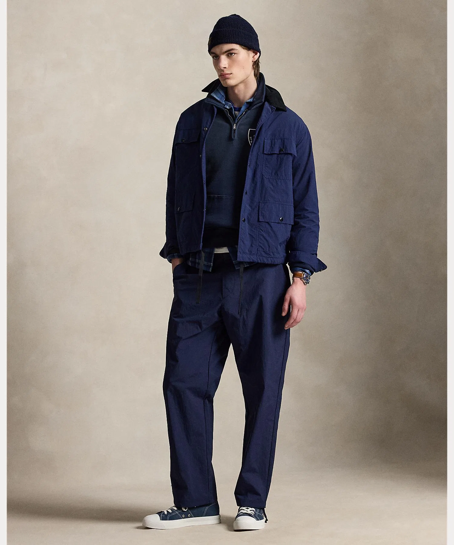 Мужские повседневные брюки Polo Ralph Lauren Prepster тёмно-синие