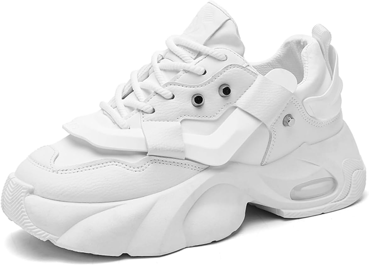 

Мужские дышащие повседневные кроссовки, легкие, противоскользящие с амортизирующей стелькой Lanverth, белый