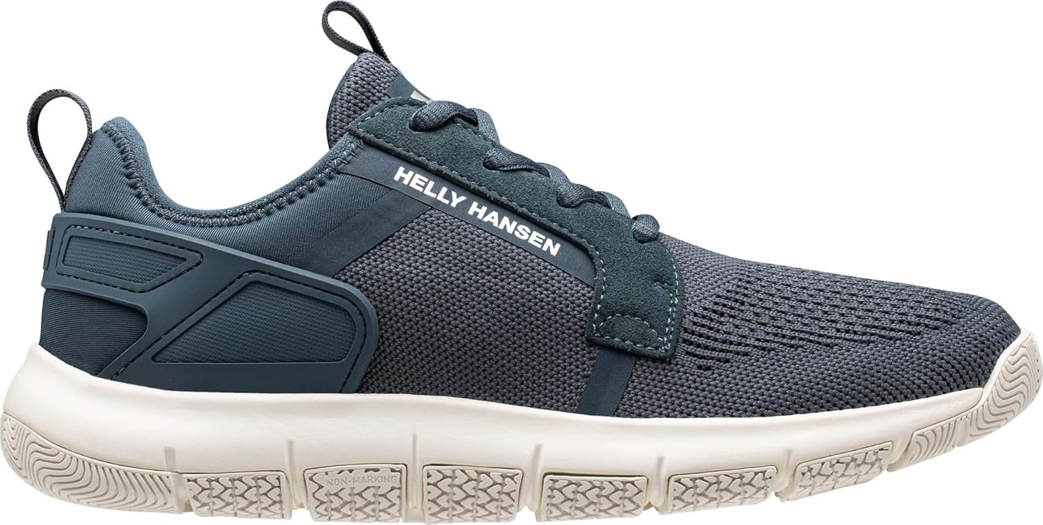Helly-Hansen Men's Henley Sailing Shoes - Lightweight Water Shoes - Breathable Footwear Helly Hansen, 635 Orion Blue/Metallic Silver — фото 4