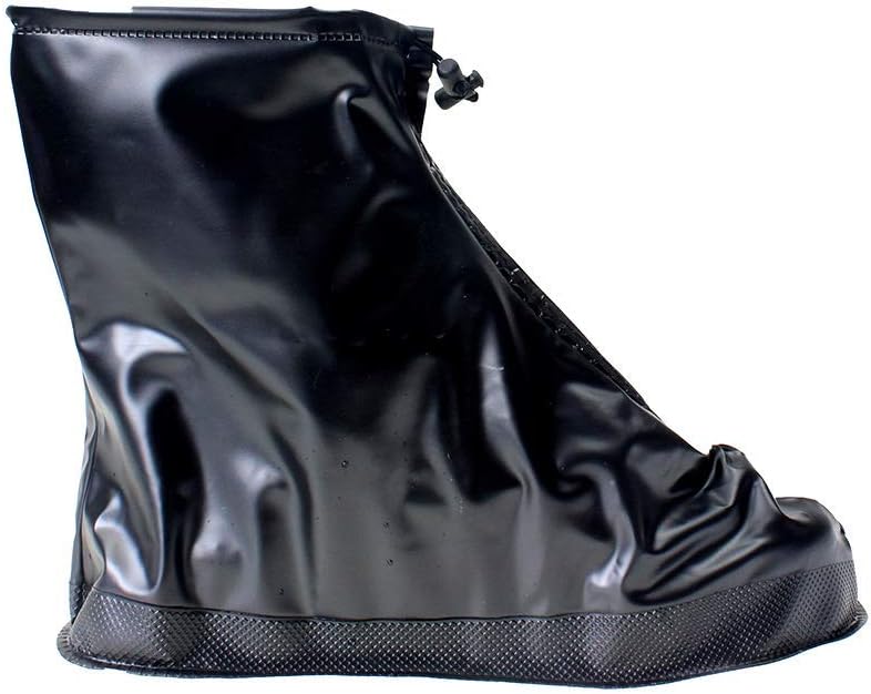 Child Waterproof Shoe Covers Outdoor Rain Overshoes for Girls Boys Chiximaxu, Black — фото 4