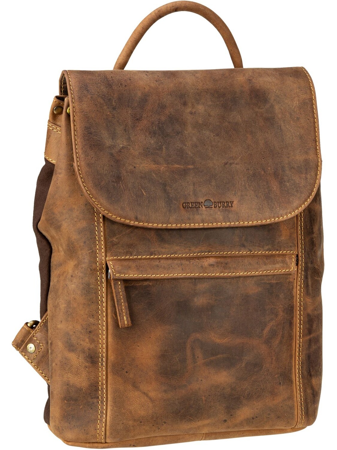 

Рюкзак Greenburry/Backpack Vintage 1544 Backpack, цвет Sattelbraun