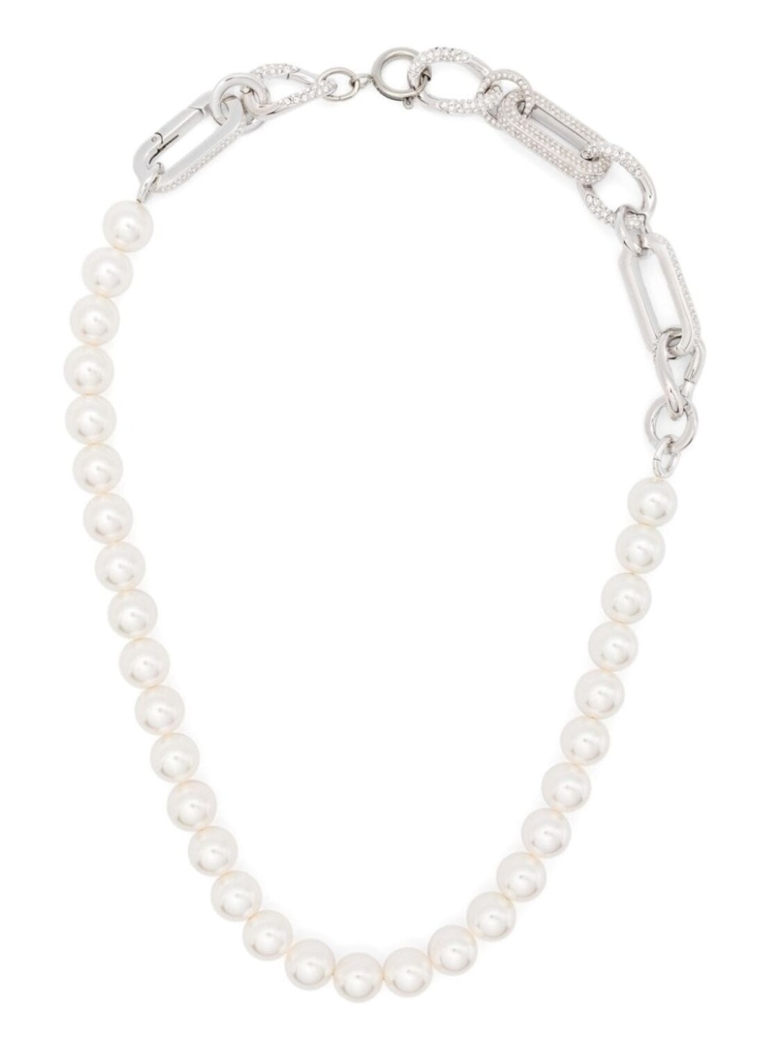 

Колье Dextera Swarovski, серебряный