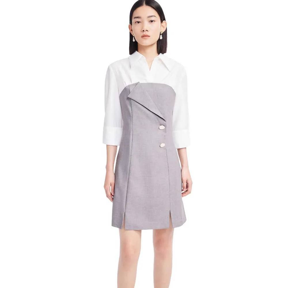 

Платье Lily Fashion Patchwork, серый