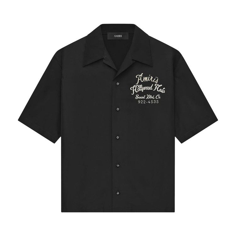 

Рубашка Amiri Hollywood Auto Bowling Shirt, Black