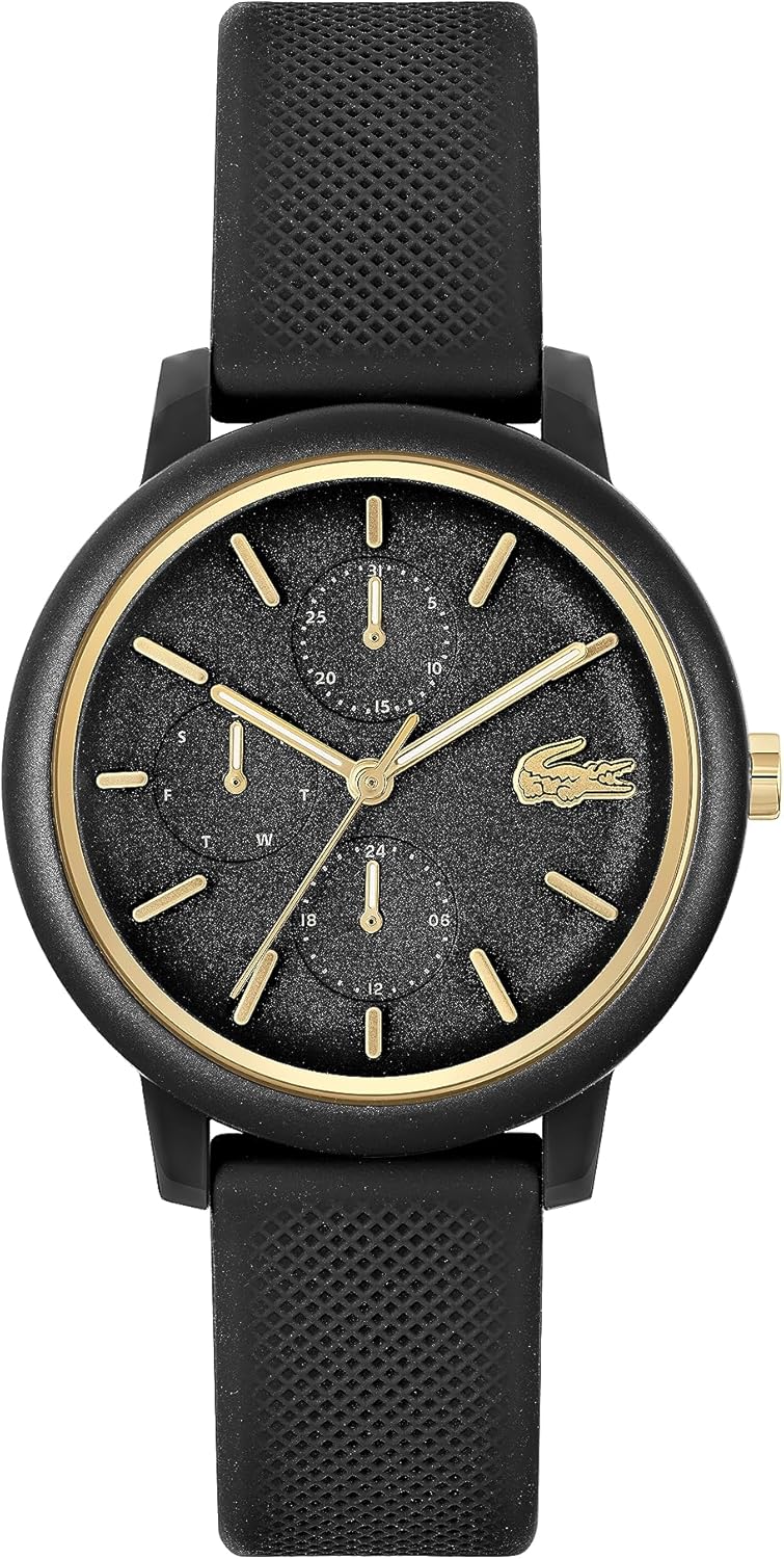 

Lacoste 12.12 женские кварцевые многофункциональные часы, Black