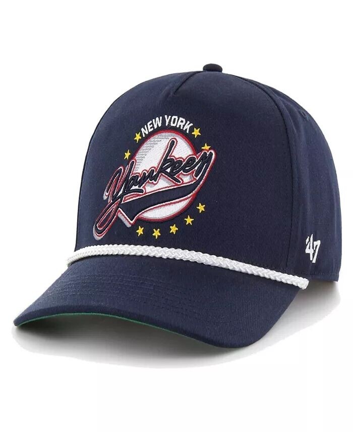 

47 Brand Мужская темно-синяя кепка New York Yankees Wax Pack Collection Premier Hitch Adjustable Hat '47 Brand