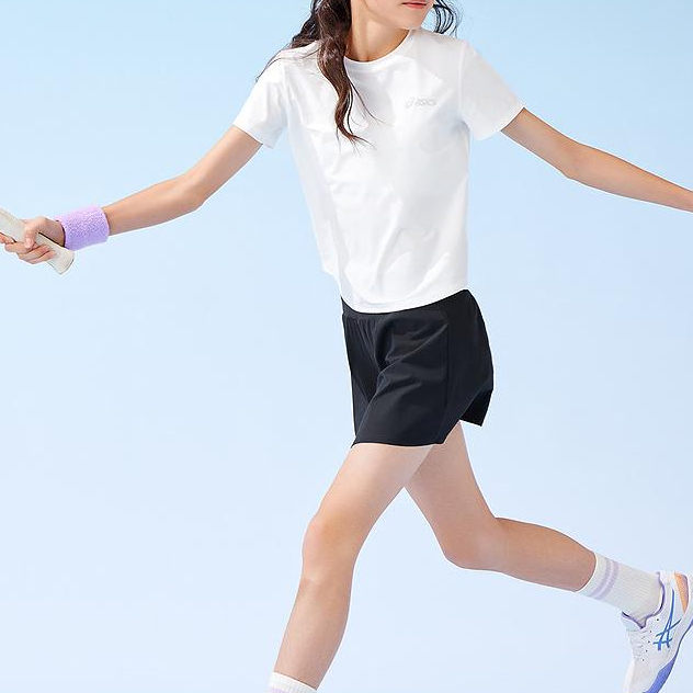 ASICS Спортивный комплект для детей 3-7 лет: юбка и топ, 2 предмета, цвет Raw White — фото 4