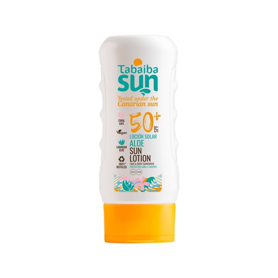 

TabaibaSun, Защита от солнца, лосьон для загара с алоэ SPF 50+