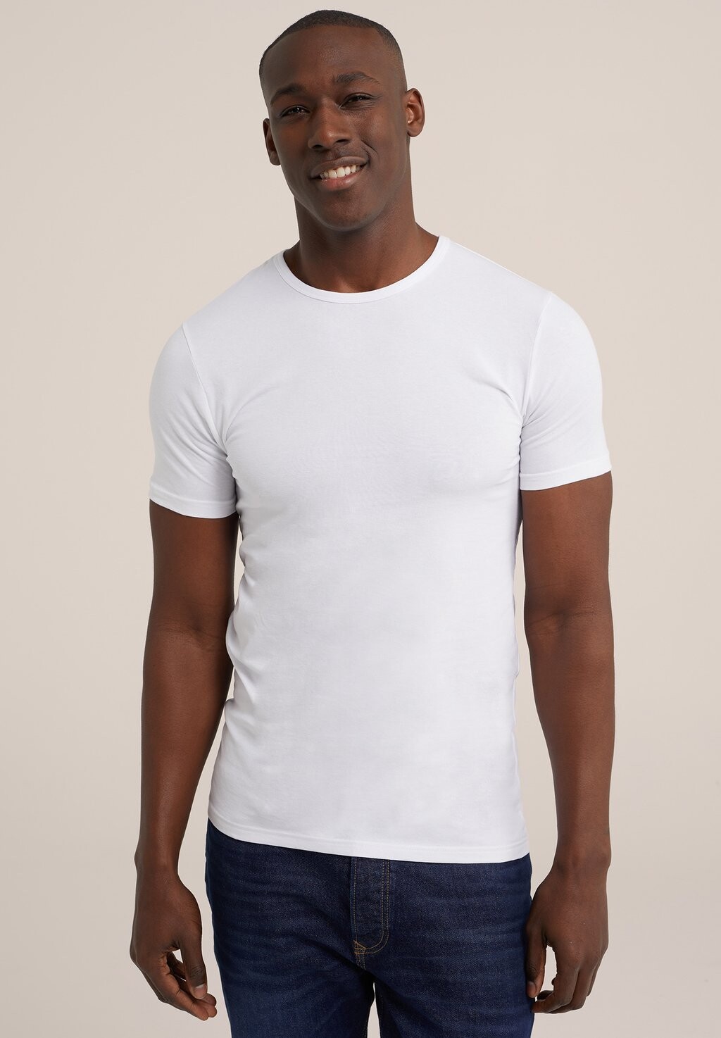 

Футболка базовая 4-PACK WE Fashion, цвет white