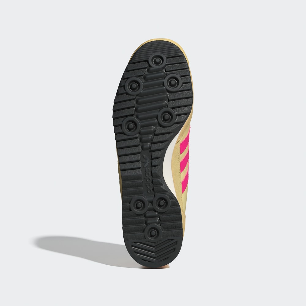 Кроссовки Adidas SL 72 OG Shoes, цвет Almost Yellow/Core Black/Shock Pink — фото 3