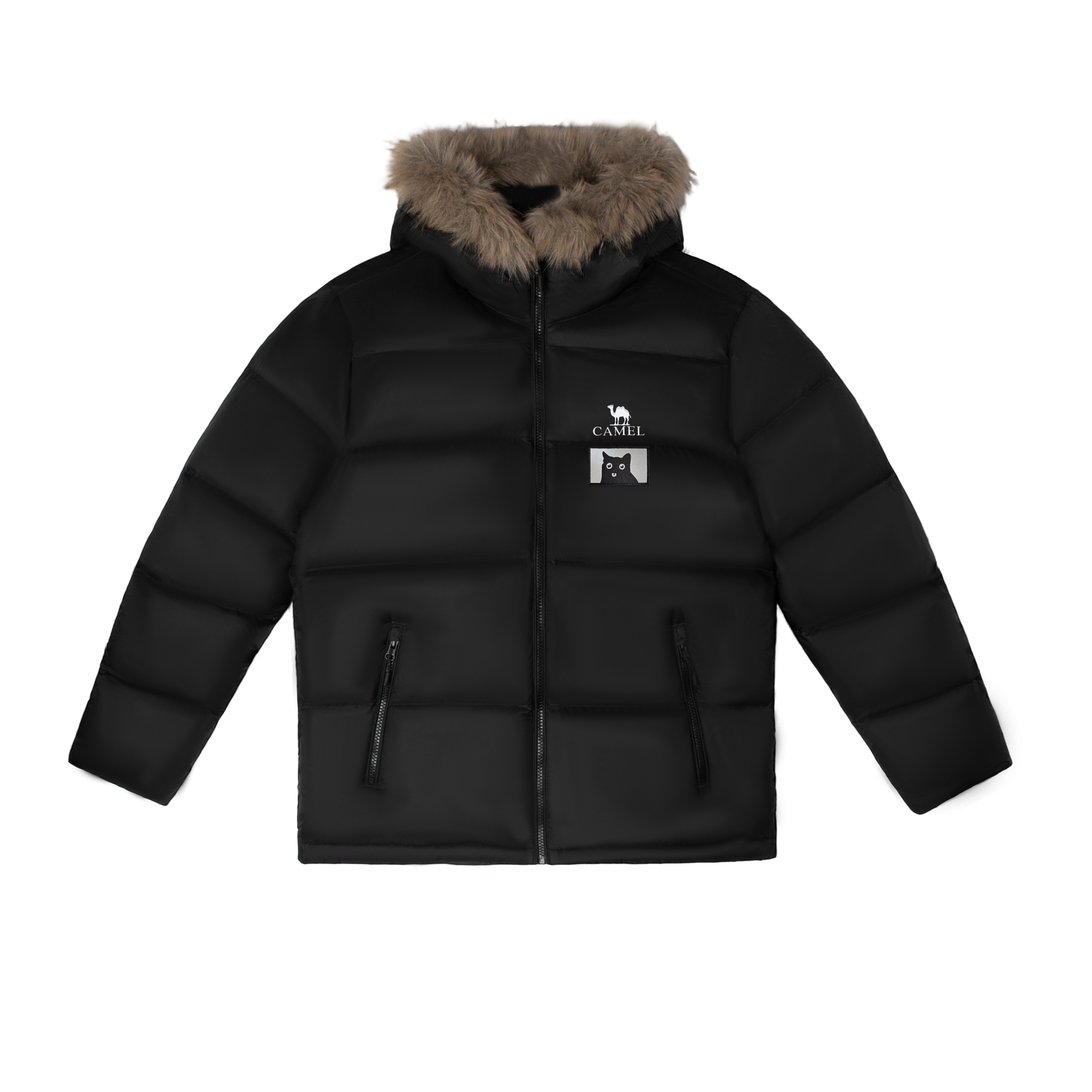 

Теплая куртка из флисовой коллекции Down Unisex CAMEL, phantom черный