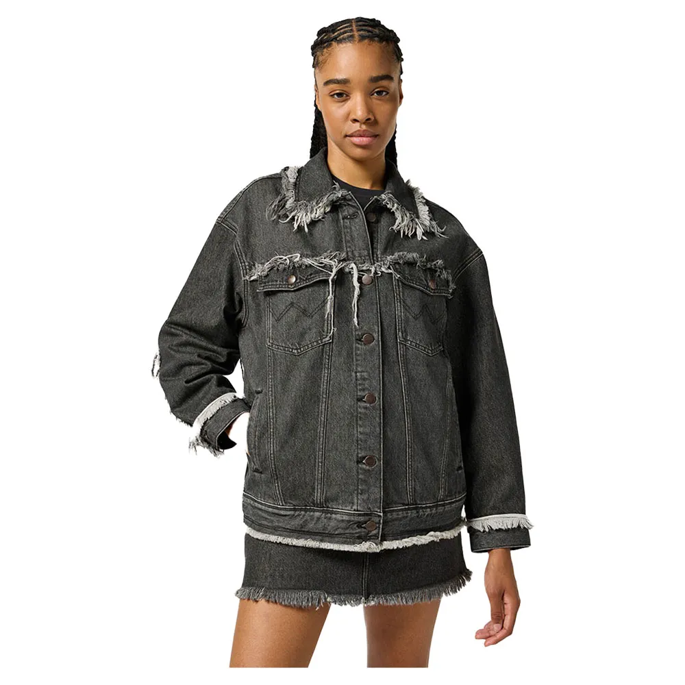 

Куртка Wrangler Fray denim, серый